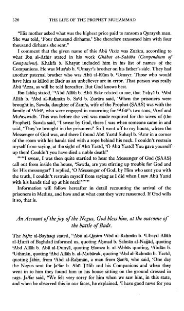 The Life of the Prophet Muhammad by Ibn Kathir - Volume 2 of 4