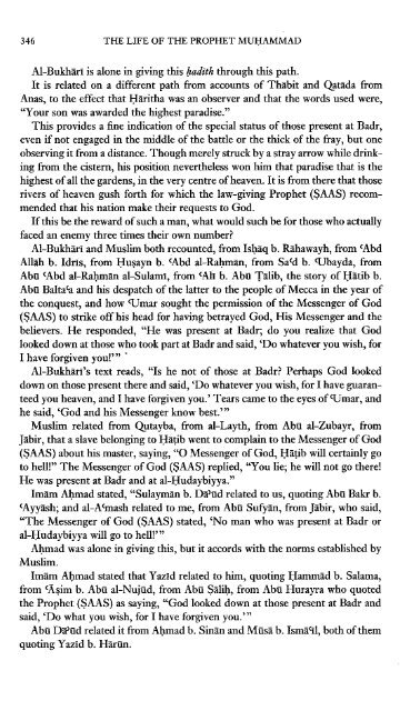 The Life of the Prophet Muhammad by Ibn Kathir - Volume 2 of 4