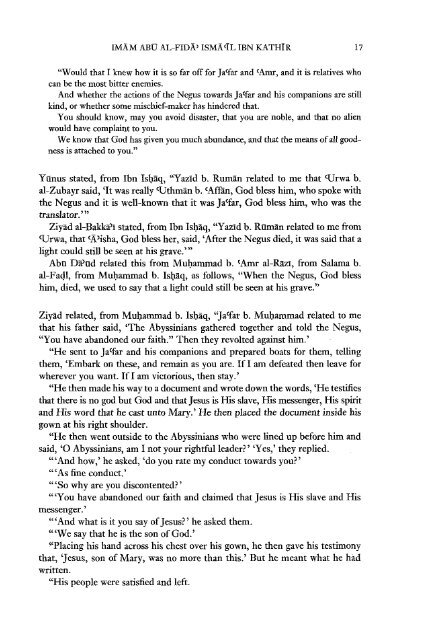 The Life of the Prophet Muhammad by Ibn Kathir - Volume 2 of 4