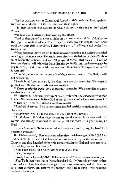 The Life of the Prophet Muhammad by Ibn Kathir - Volume 2 of 4