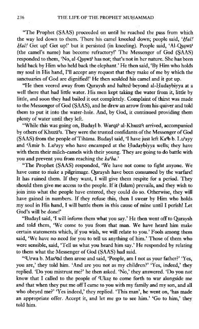 The Life of the Prophet Muhammad by Ibn Kathir - Volume 3 of 4