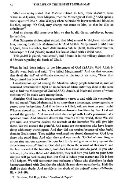 The Life of the Prophet Muhammad by Ibn Kathir - Volume 3 of 4