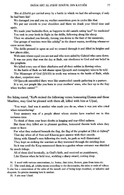 The Life of the Prophet Muhammad by Ibn Kathir - Volume 3 of 4