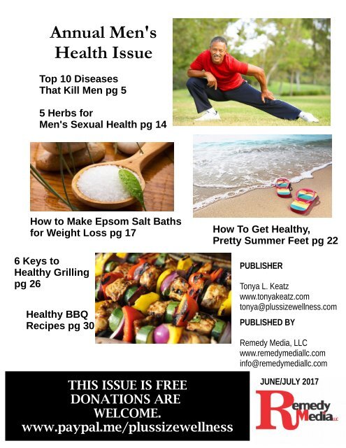 Plus Size Wellness June/July 2017  