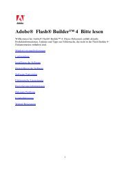 Adobe Flash Builder 4 - Bitte lesen