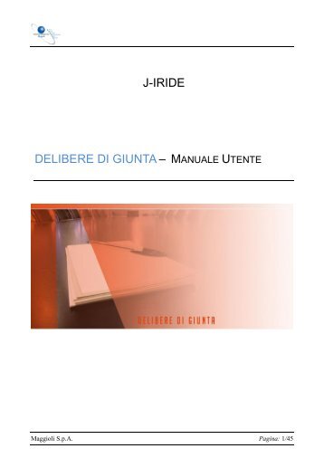 Delibere di Giunta