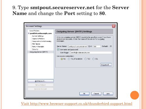 Thunderbird Configuration