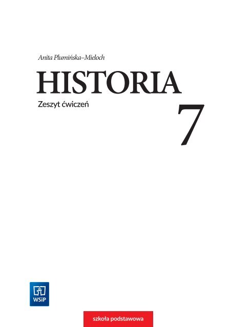 Historia 7 zeszyt ćwiczeń E801A2