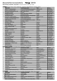 Ausstellerverzeichnis Floriga 2010 - Landesverband Gartenbau ...