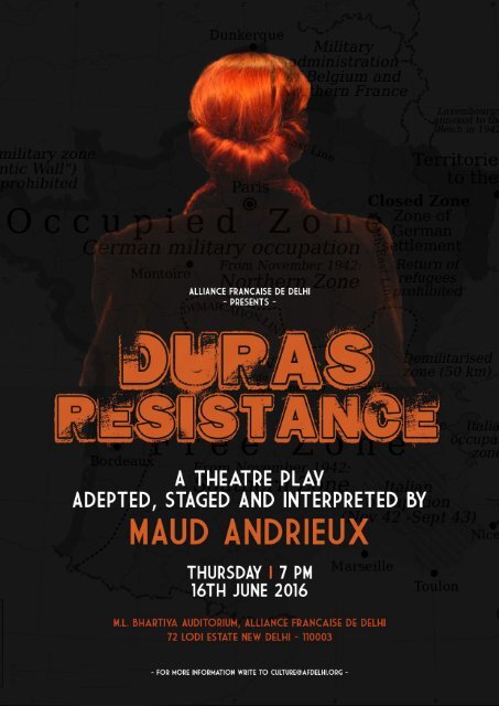 Poster - Duras Resistance