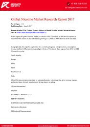 10846152-Global-Nicotine-Market-Research-Report-2017