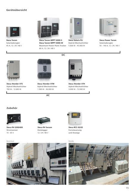 Steca Elektronik Katalog PV Off Grid (24|2017)