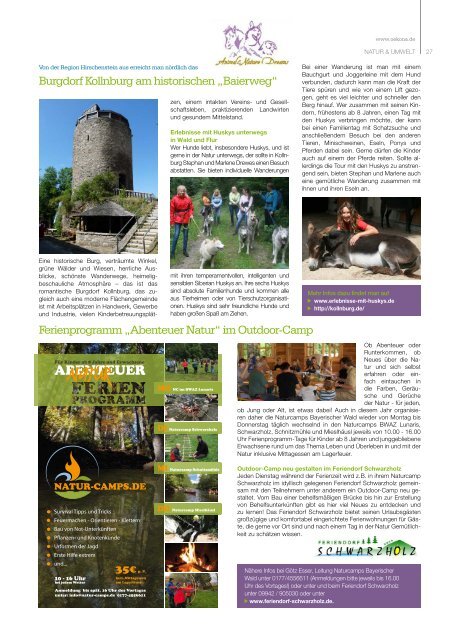 Ökona - das Magazin für natürliche Lebensart: Ausgabe Sommer 2017