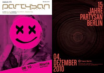 Im Heft: Gus Gus, BerMuDa, Tresor N.E.X.T. — Sebastian ... - Partysan