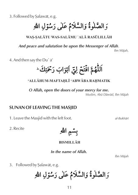 20 Beautiful Sunan of the Prophet