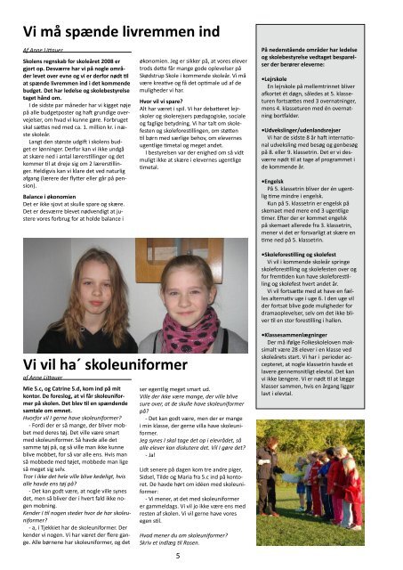 Skoleblad for Skødstrup Skole - Nr. 14 - April 2009 - 4. årgang