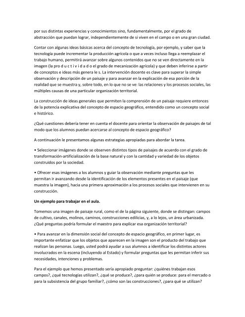 Las imágenes en la enseñanza de la Geografía