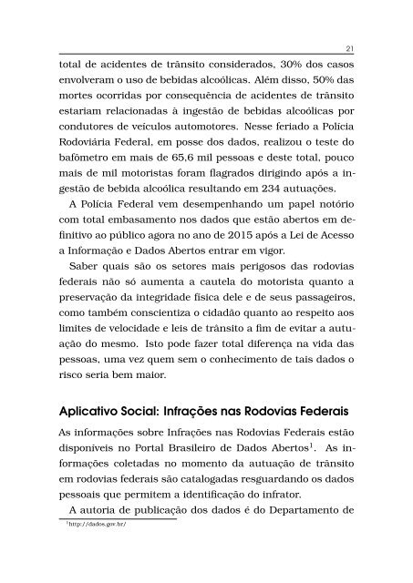 Web@Cidadania: Aplicativos Sociais usando Dados Governamentais Abertos