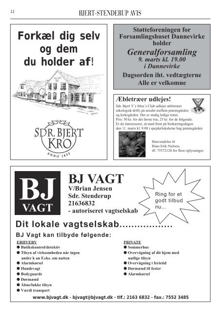Marts 06 - Bjert Stenderup Net-Avis