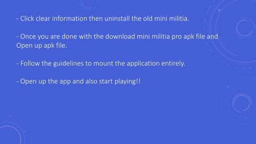 Steps to Install Mini Militia Pro Apk On PC