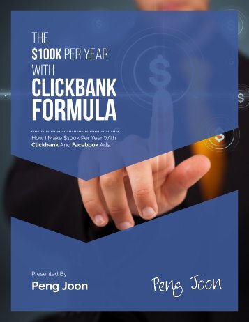 How to Make Money With Facebook Ads and Clickbank by Peng Joon