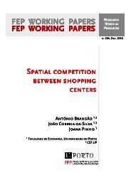 FEP - Working Papers - Universidade do Porto