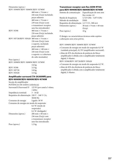 Sony BDV-N990W - BDV-N990W Guide de r&eacute;f&eacute;rence Turc