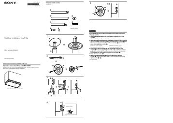 Sony BDV-N990W - BDV-N990W Guide d'installation des enceintes Bosniaque