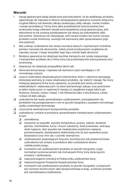 Sony VPCZ23V9E - VPCZ23V9E Documents de garantie Russe
