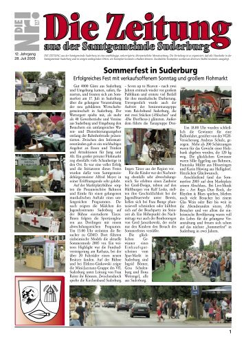 Sommerfest in Suderburg