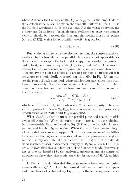 Multipactor in Low Pressure Gas and in ... - of Richard Udiljak