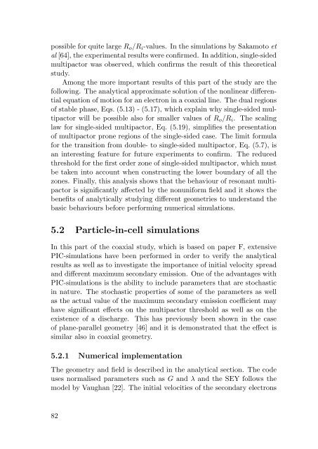 Multipactor in Low Pressure Gas and in ... - of Richard Udiljak