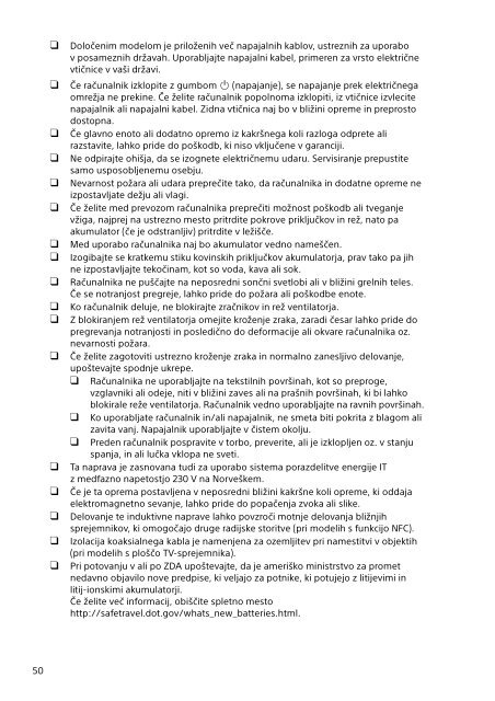 Sony SVT1313M1R - SVT1313M1R Documents de garantie Croate