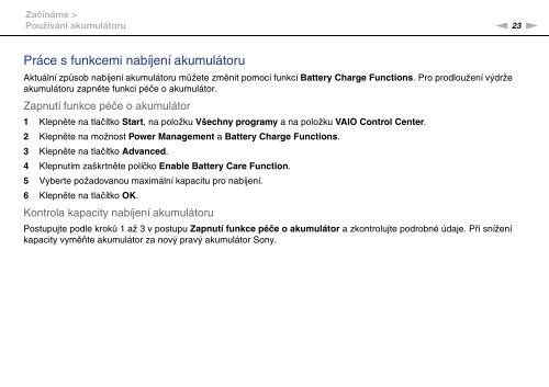 Sony VGN-Z41ZRD - VGN-Z41ZRD Mode d'emploi Tch&egrave;que