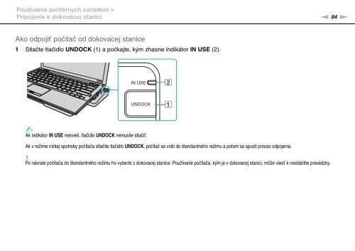 Sony VGN-Z41ZRD - VGN-Z41ZRD Mode d'emploi Slovaque