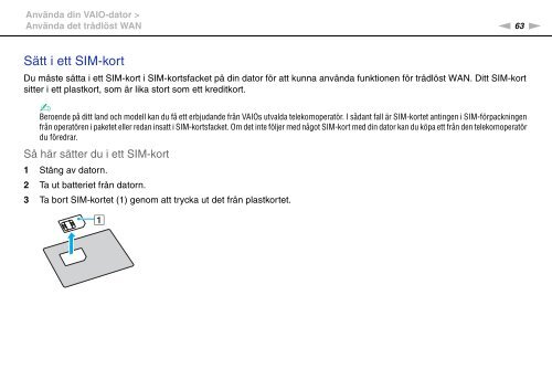 Sony VGN-Z41ZRD - VGN-Z41ZRD Mode d'emploi Su&eacute;dois