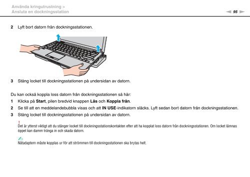 Sony VGN-Z41ZRD - VGN-Z41ZRD Mode d'emploi Su&eacute;dois