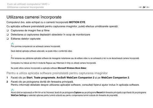 Sony VGN-Z41ZRD - VGN-Z41ZRD Mode d'emploi Roumain