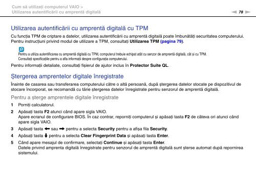 Sony VGN-Z41ZRD - VGN-Z41ZRD Mode d'emploi Roumain