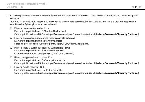 Sony VGN-Z41ZRD - VGN-Z41ZRD Mode d'emploi Roumain