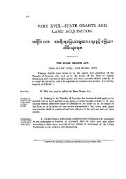 (6) ၁၈၉၅ အစိုးရေျမယာခ်ထားေရး အက္ဥပေဒ -1895 State Grants Act