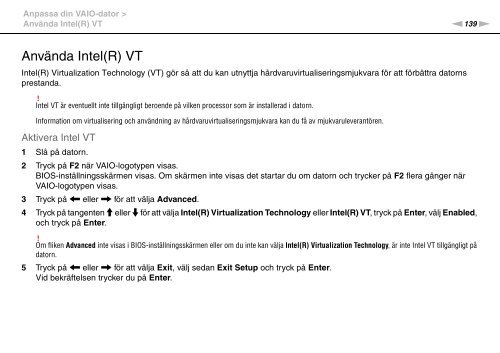 Sony VPCZ12I7E - VPCZ12I7E Mode d'emploi Su&eacute;dois