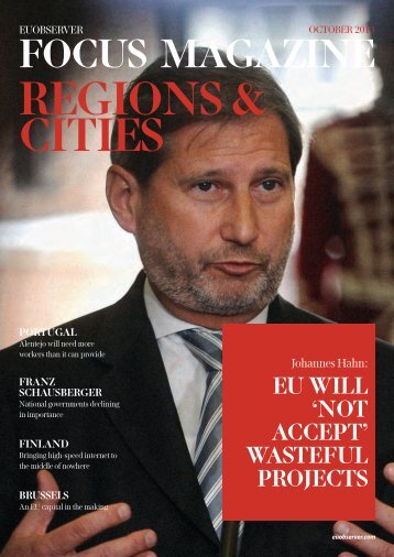 Regions & Cities 2013: Cohesion Policy and Regional Aid
