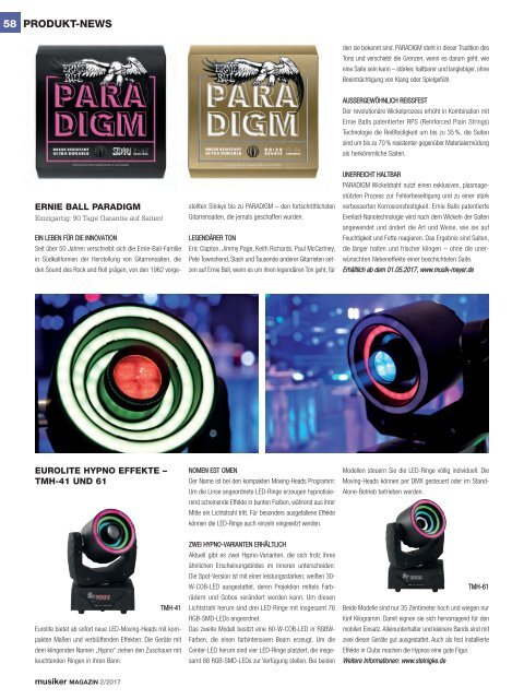 Musiker Magazin 02/2017