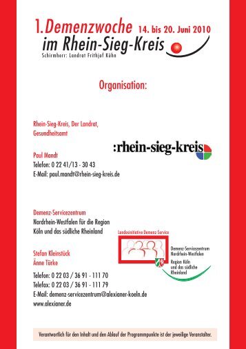 im Rhein-Sieg-Kreis - RSK Gesundheitsportal