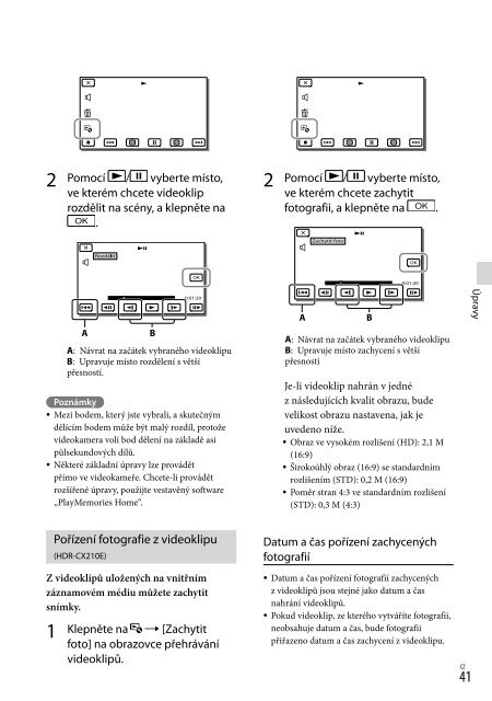 Sony HDR-CX210E - HDR-CX210E Consignes d&rsquo;utilisation Slovaque