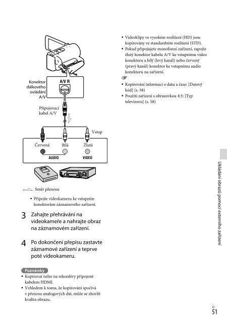 Sony HDR-CX210E - HDR-CX210E Consignes d&rsquo;utilisation Slovaque