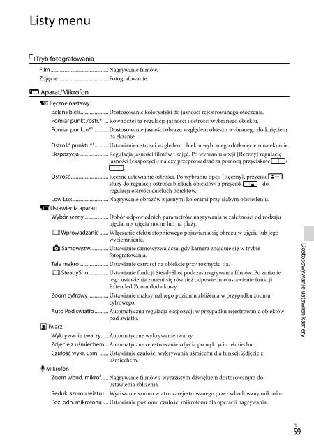 Sony HDR-CX210E - HDR-CX210E Consignes d&rsquo;utilisation Slovaque