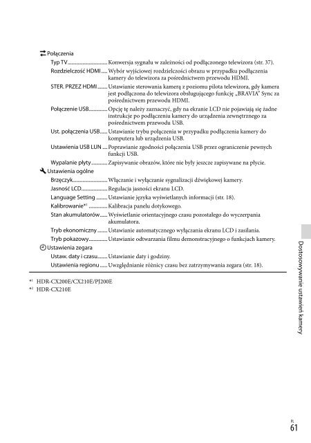 Sony HDR-CX210E - HDR-CX210E Consignes d&rsquo;utilisation Slovaque