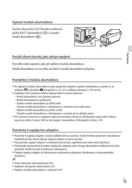 Sony HDR-CX210E - HDR-CX210E Consignes d&rsquo;utilisation Slovaque